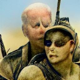 Biden in Mad Max Fury Road. I shit you not