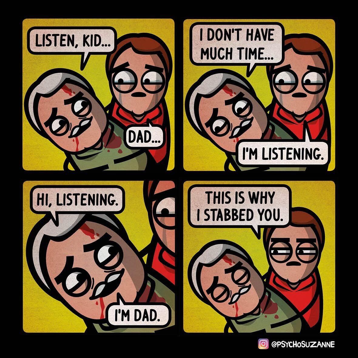 Dad’s final joke