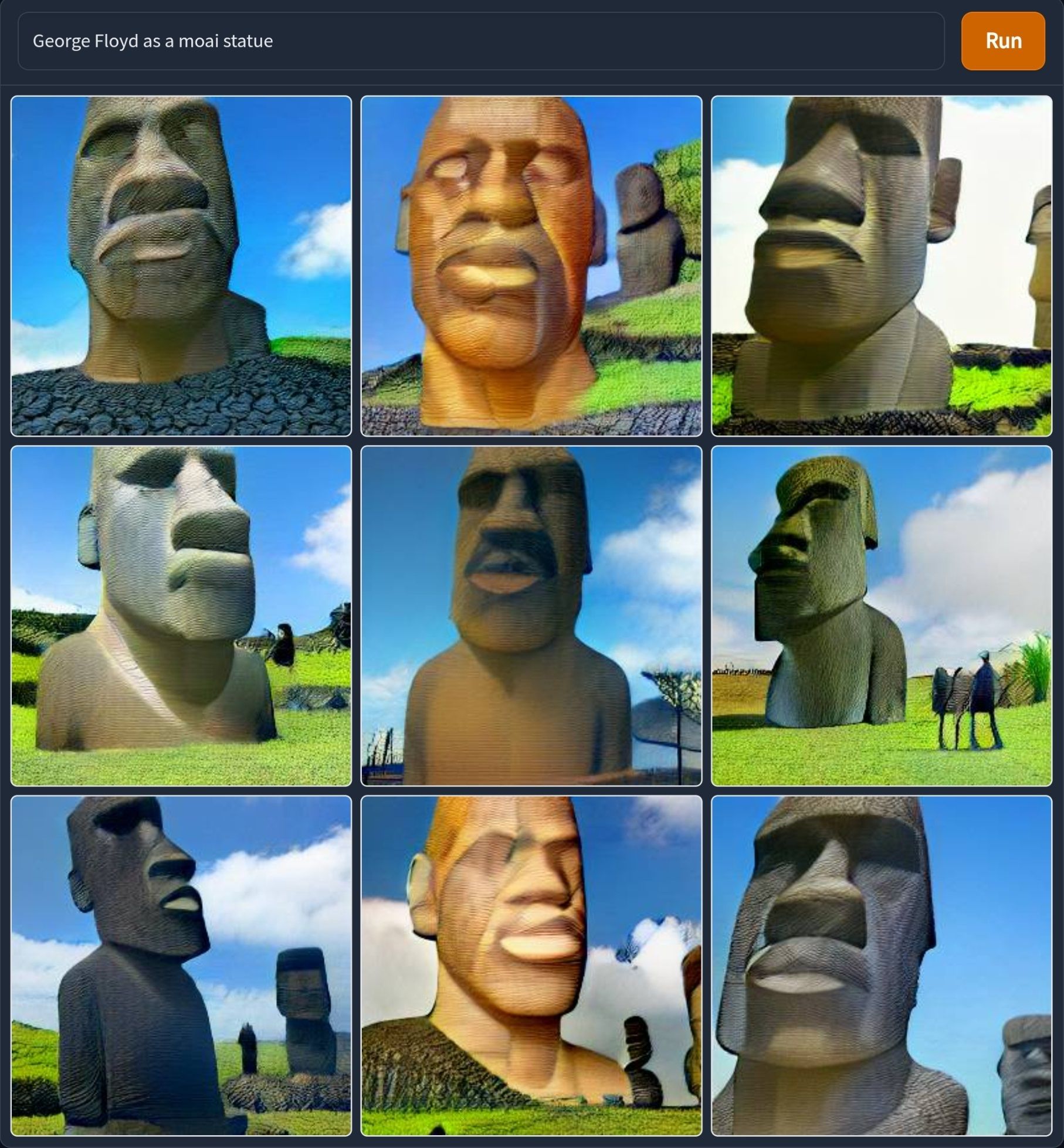 He can't