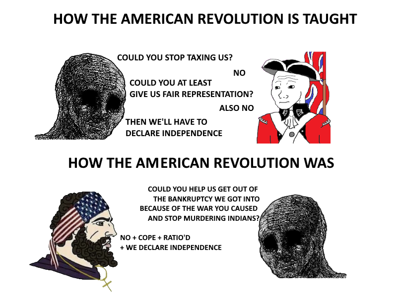 The American revolution wasn't that simple