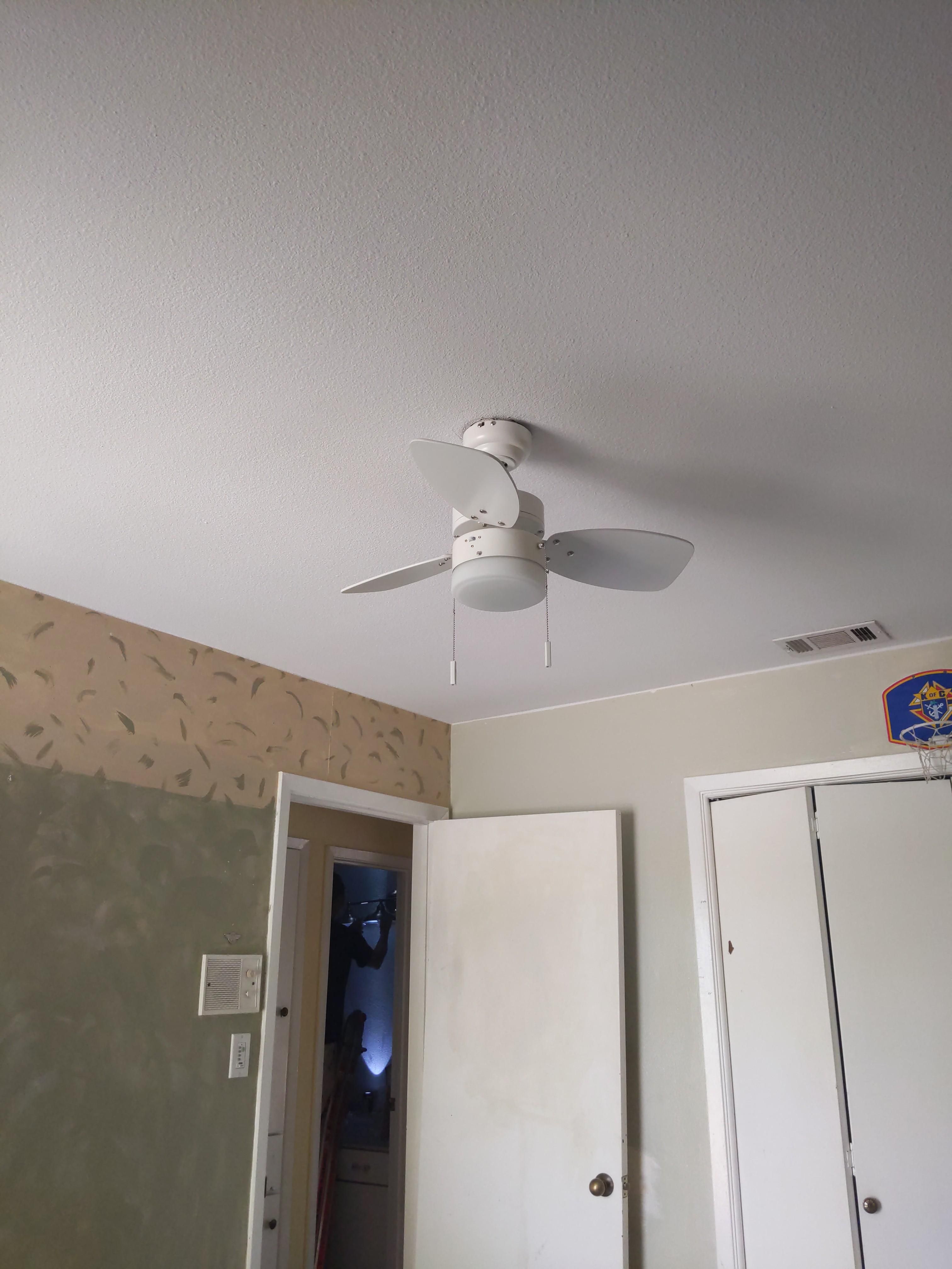 I accidentally bought a tiny ceiling fan...