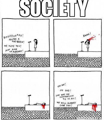 Society in a nutshell.