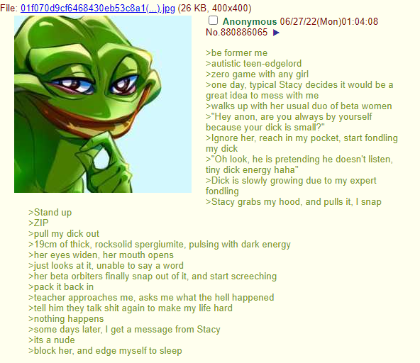 anon made up a story