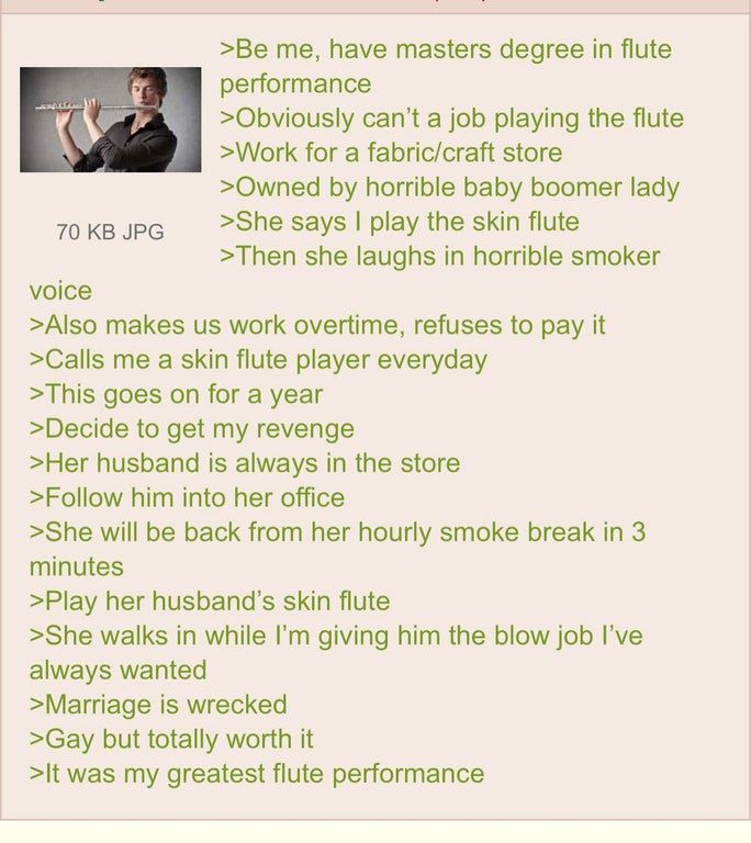 anon sucked a boomer