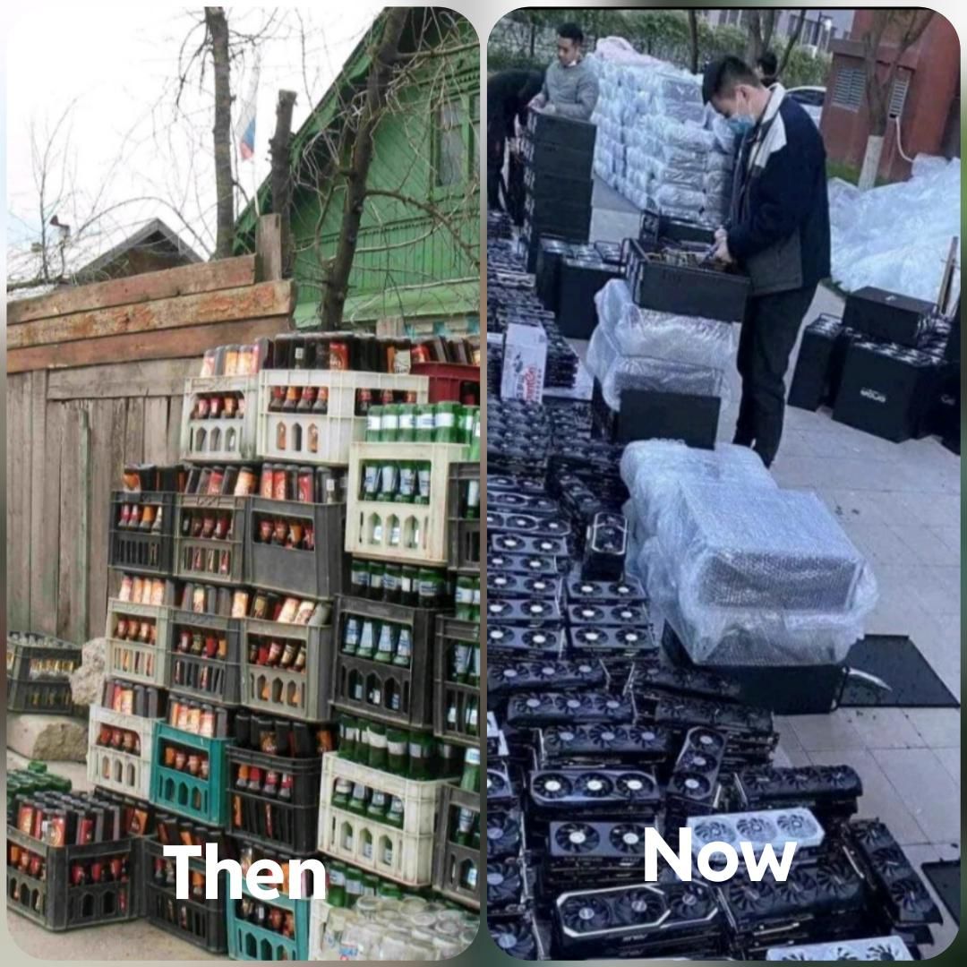 Recycling was a thing...