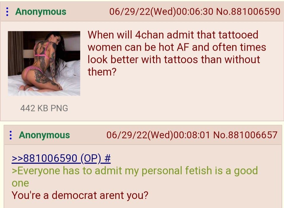 Anon has an opinion