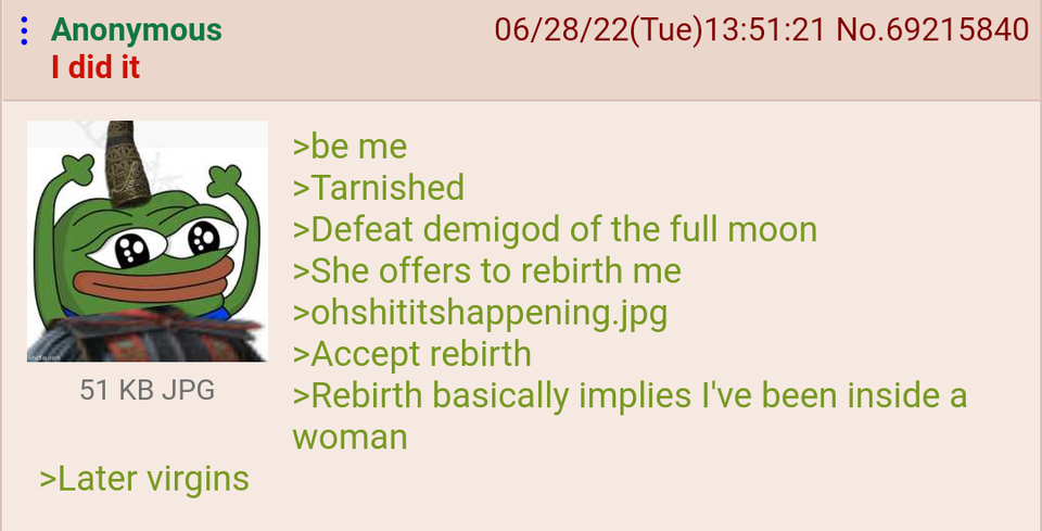 Anon becomes a man