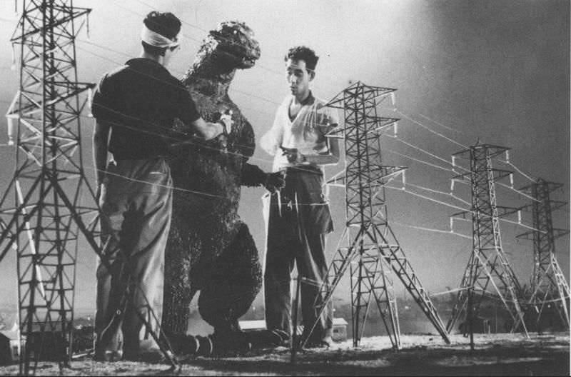 Godzilla's friends try to convince him not to attack Tokyo until he's sobered up.