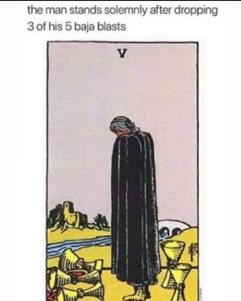 sad tarot man