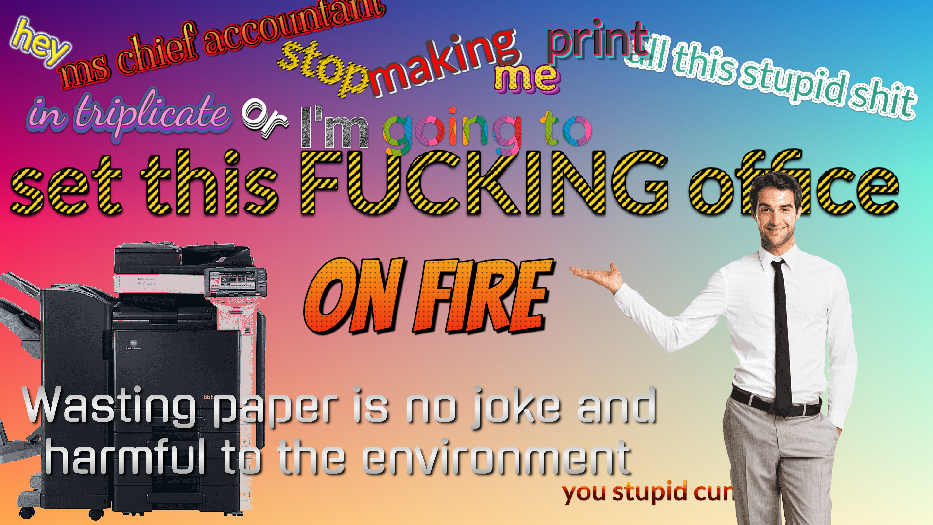 I really hate bureaucracy