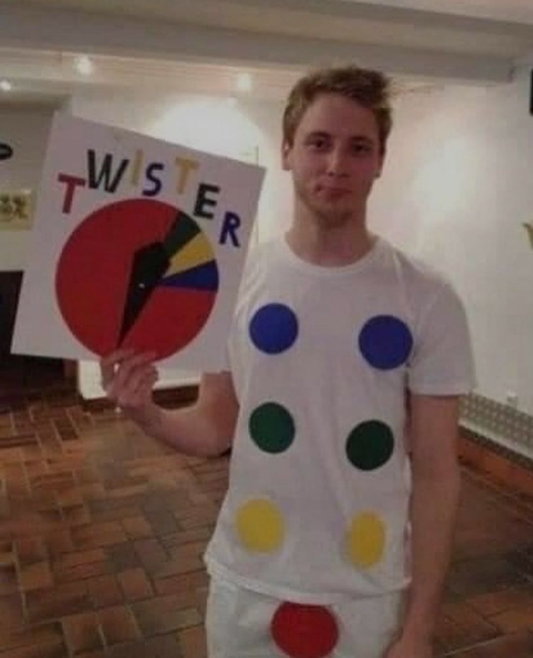 Me playing twister with your mom