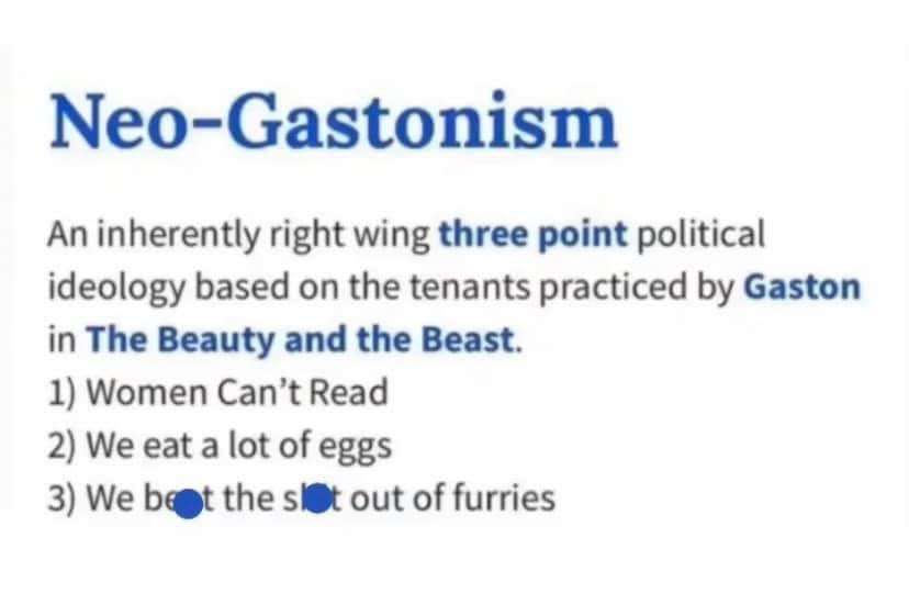 All praise Gaston