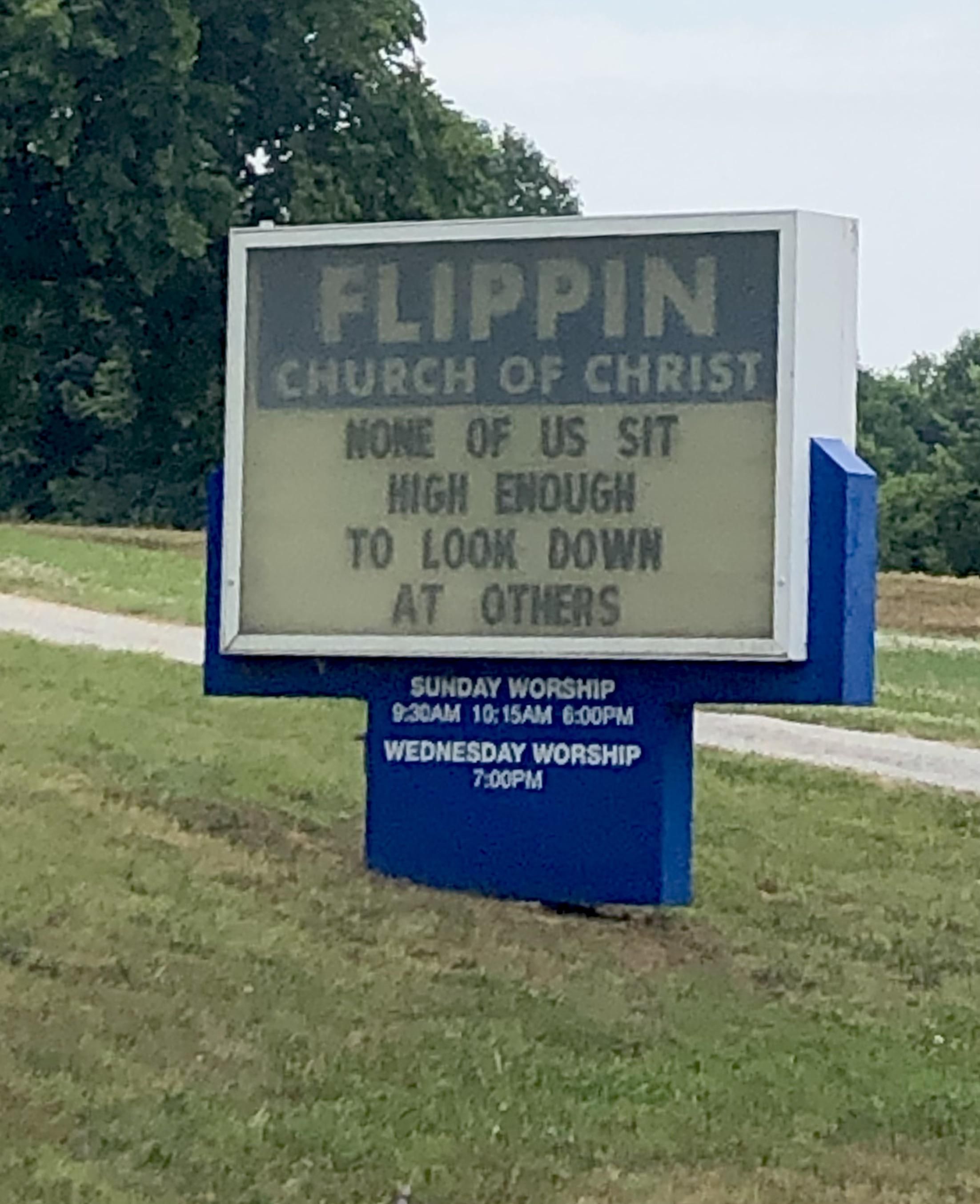 Spotted in while on vacation in rural Tennessee.