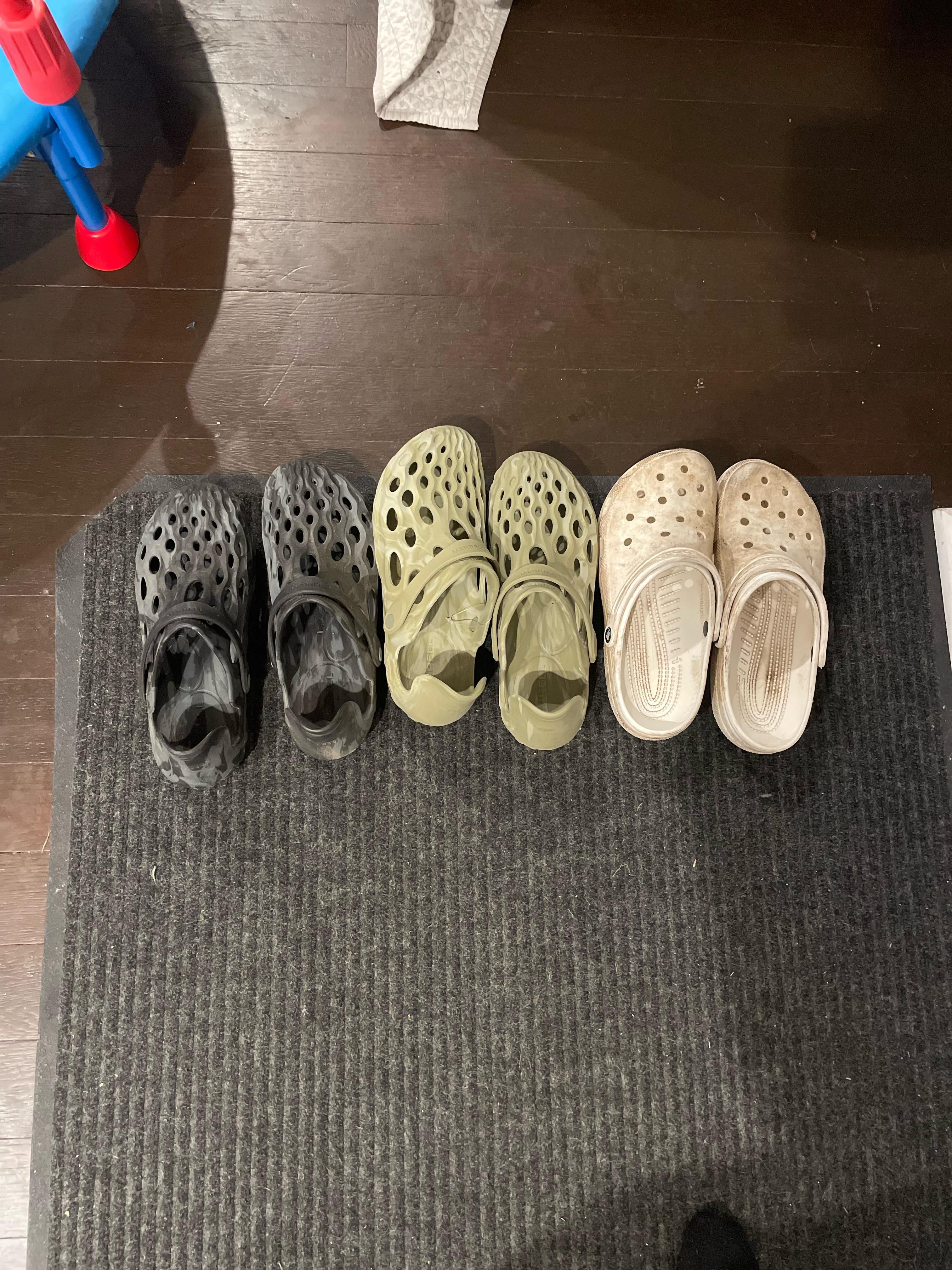 My husband says he never has had any desire to ever cheat. I mean it’s comforting to hear but his shoe rotation already told me that.
