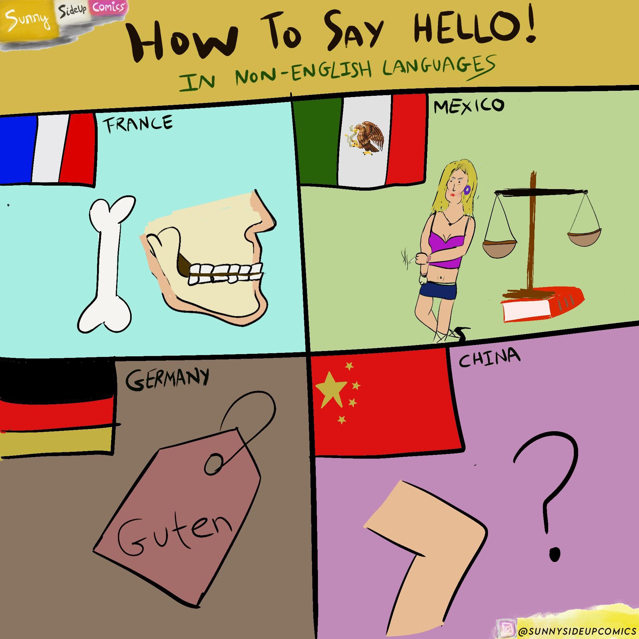 How to say ‘hello’ in non-English languages