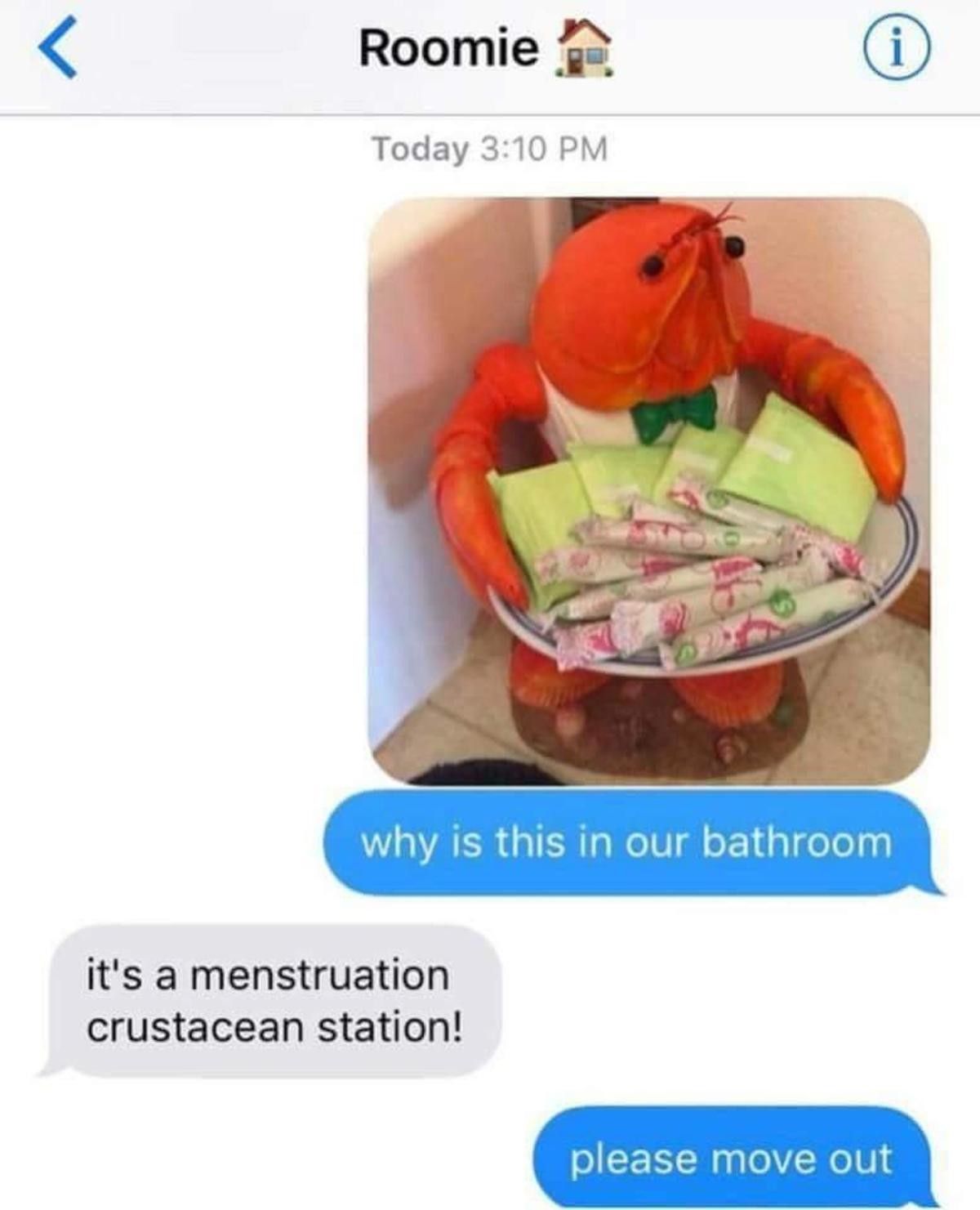 menstruation crustacean