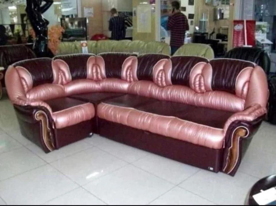 Excuse me! I ordered the family size Bleached P*ssy Couch for 6, not 5!