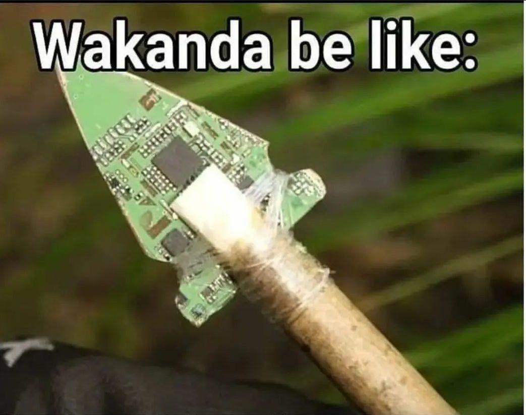 "Guns are so primitive" -- meanwhile in Wakanda