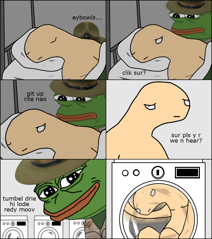 Pepe/apu a day - 191 tumble drie pepe