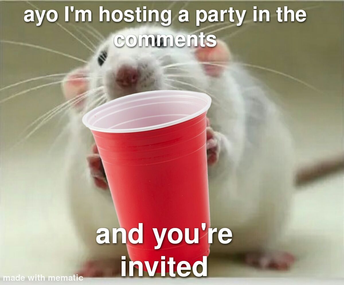 I don't how to host a party nor what the party is about but you're invited