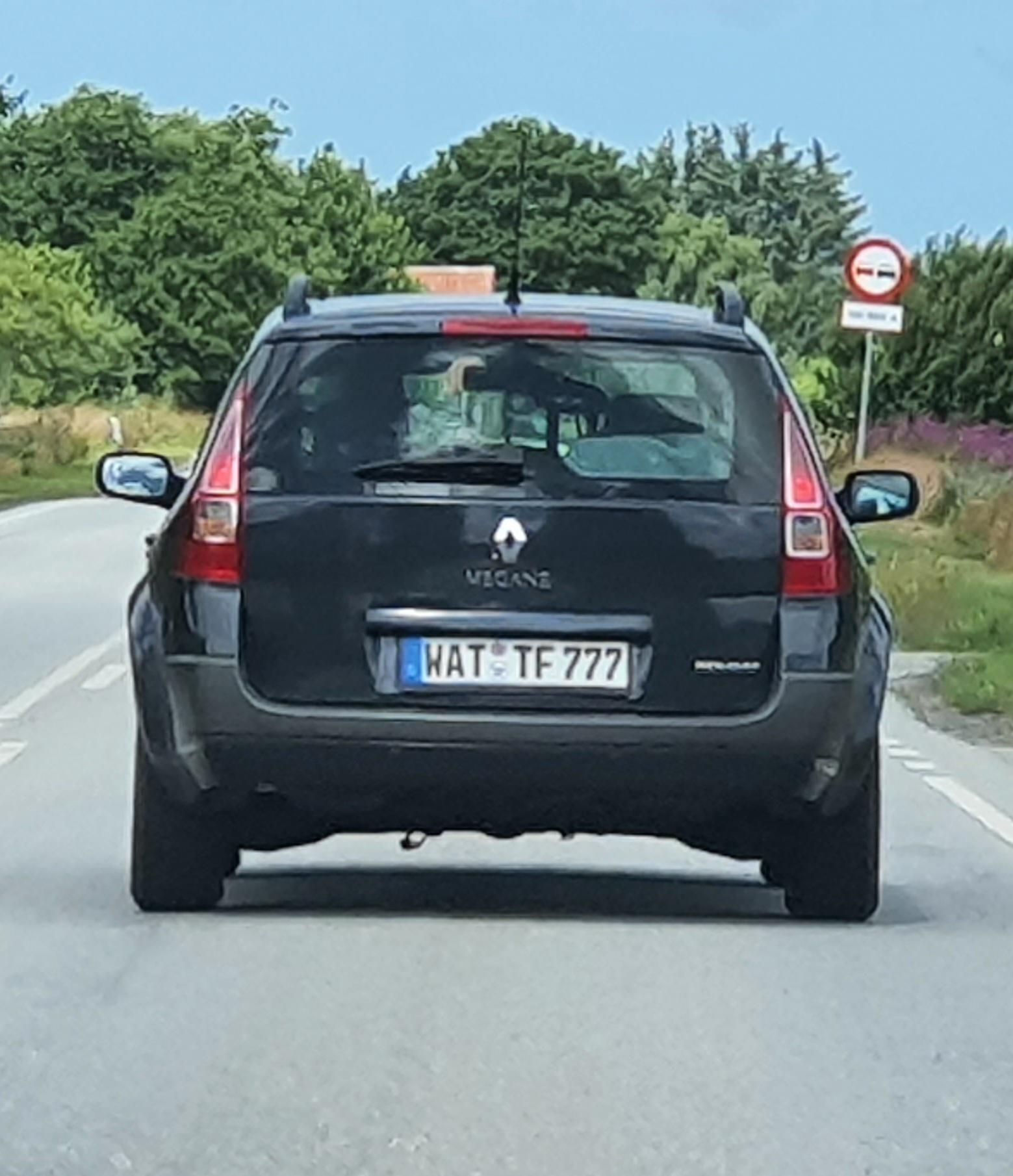 German numberplate.