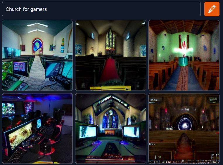 Church for gamers (lmao)