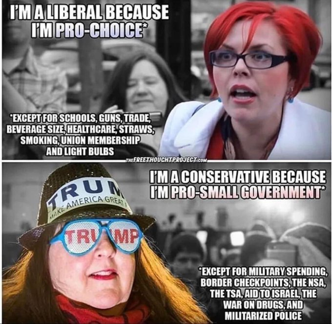 * except