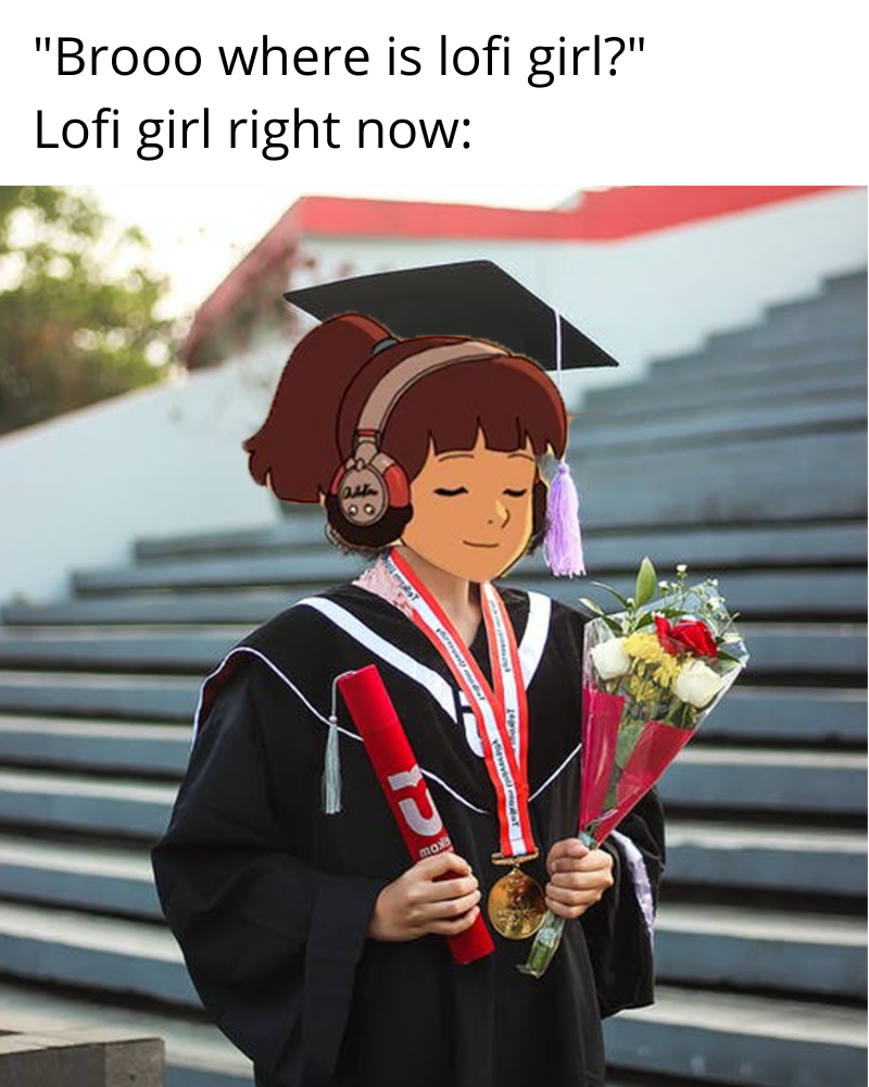 She's finally graduated guys