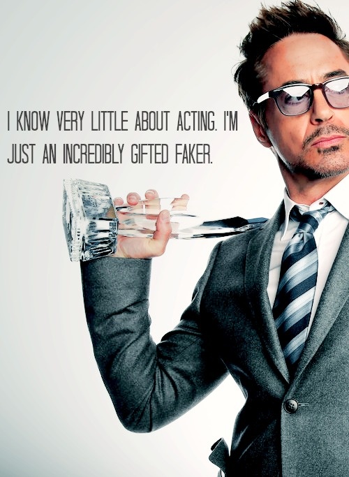 And we're OK with that RDJ