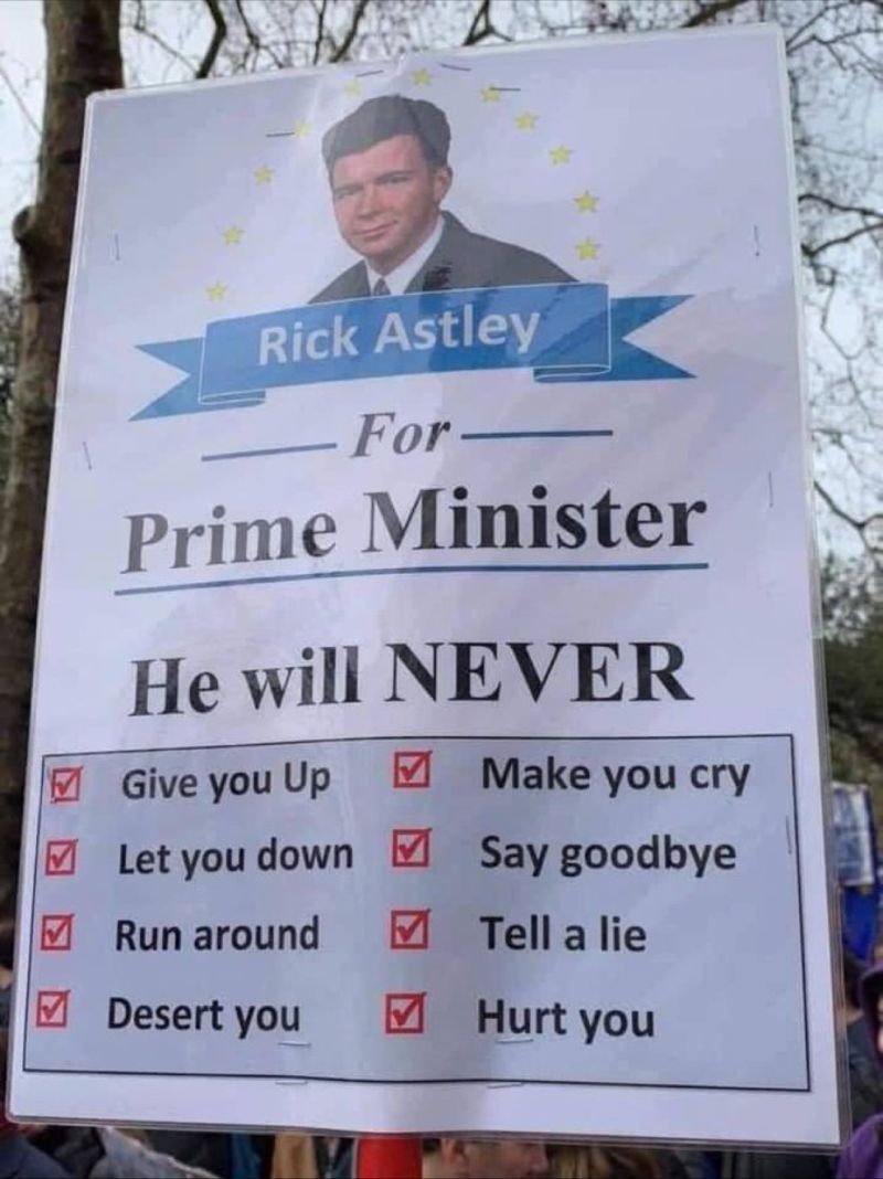 he has my vote