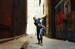 Captain America saving the day!