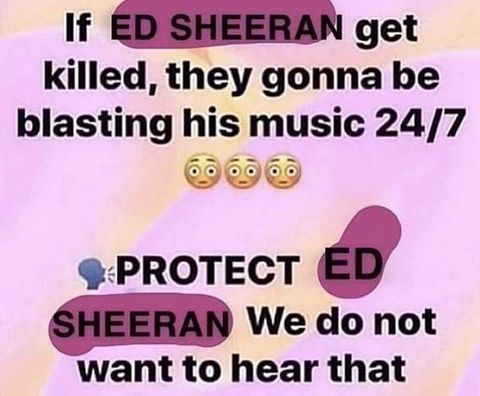 I say I don't like his music but I listen to him like a bad habit