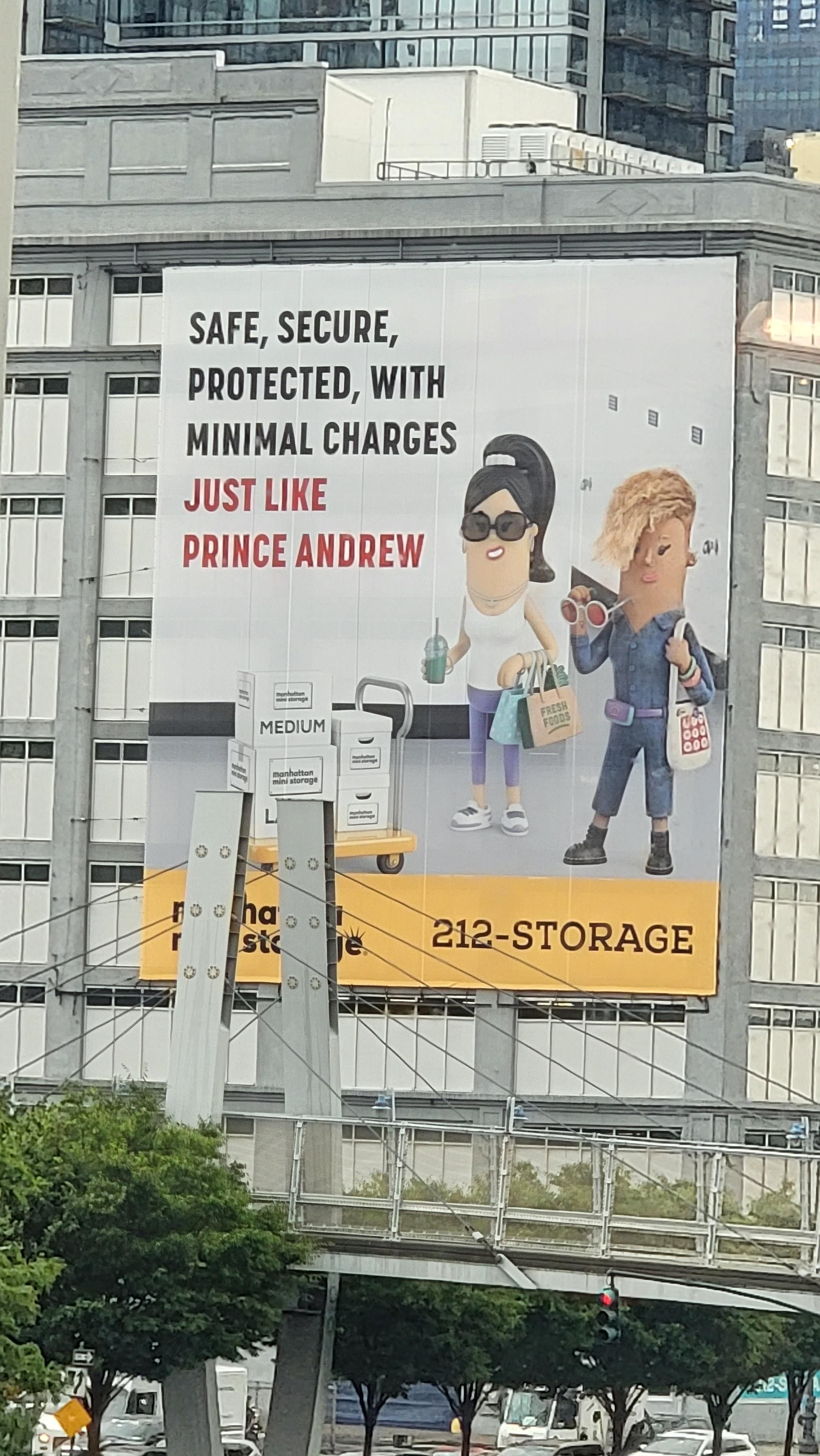 Manhattan Mini Storage really pulling no punches