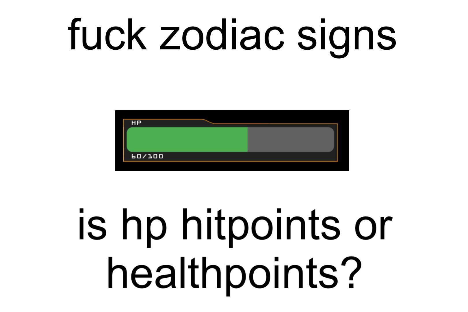 Apparently some people say “healthpoints”