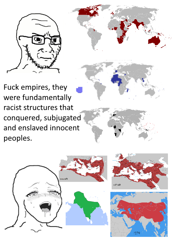 I'm sure those glorious civilisations did nothing bad
