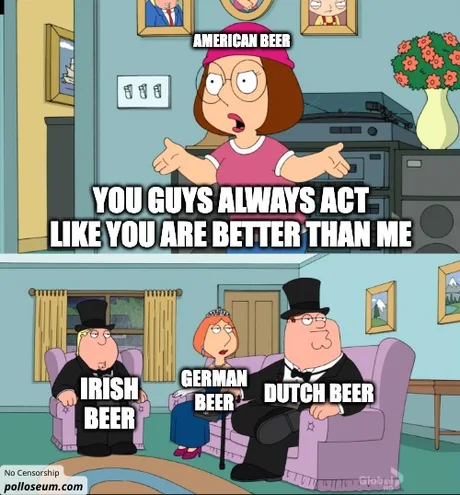 American beer is just diluted water