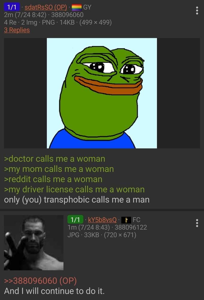 This pepe isn't the only one with a strong jawline