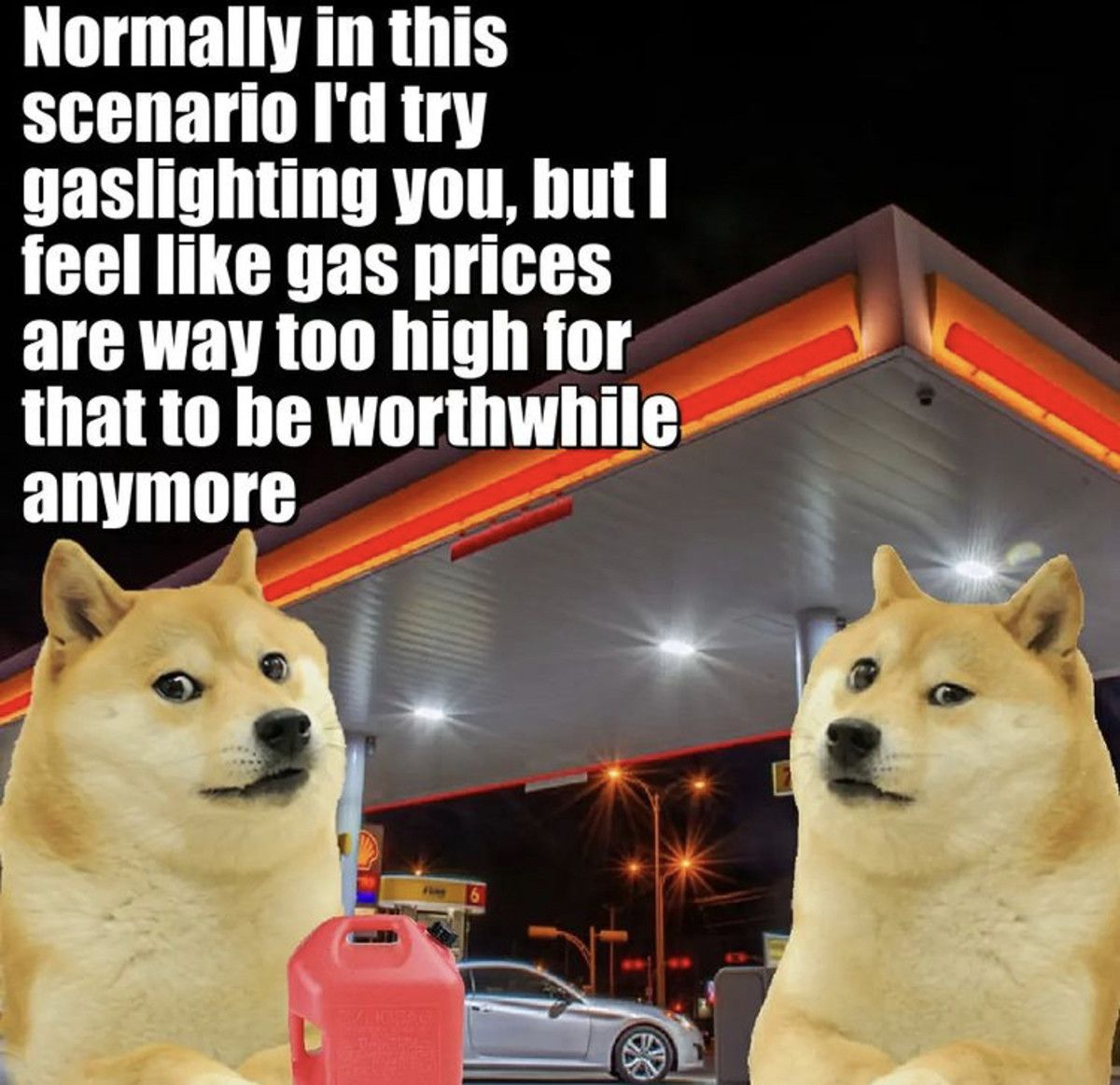 gas the light