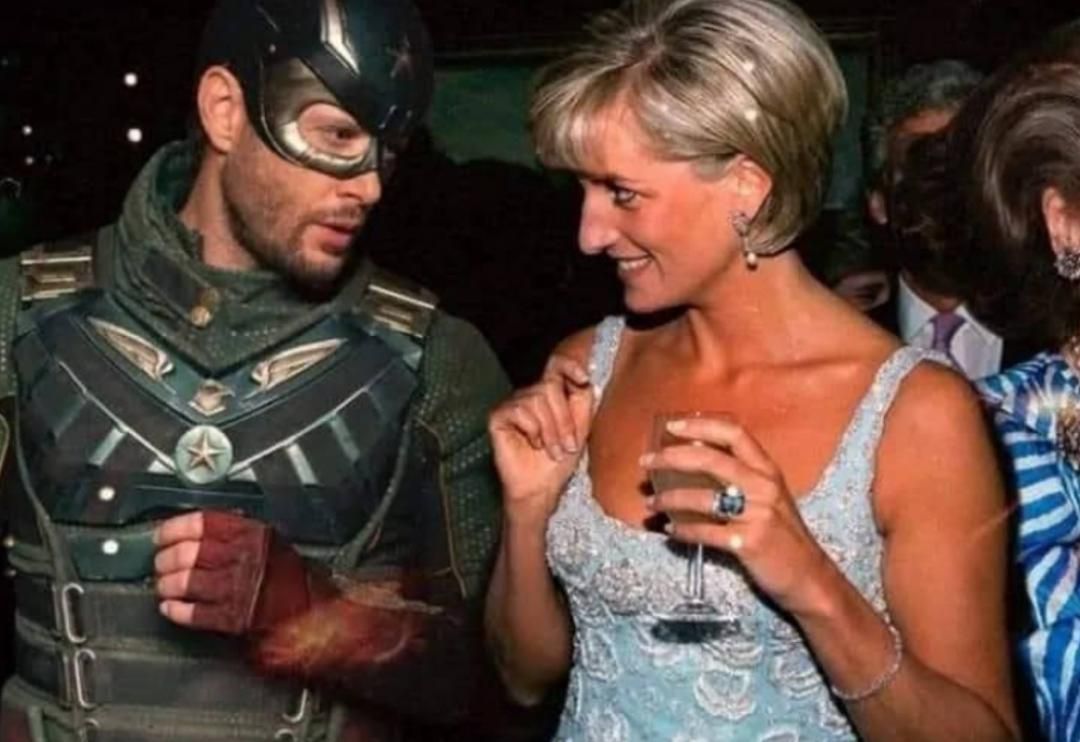 Soldier Boy with the late Princess of Wales