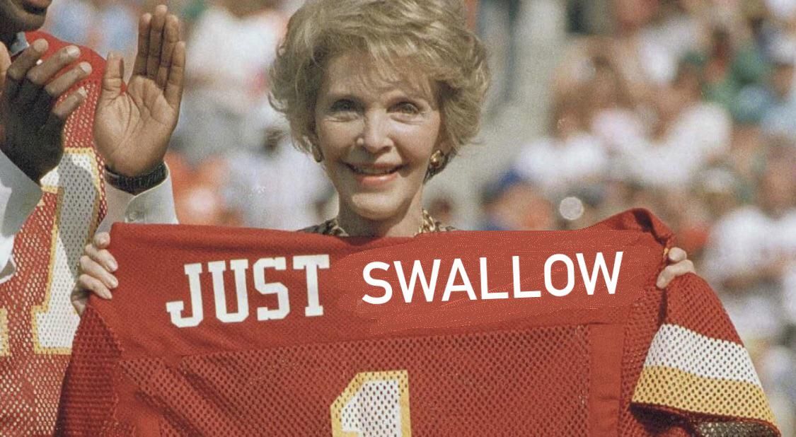 First Lady Nancy Reagan begins anti-Abortion campaign, 1987