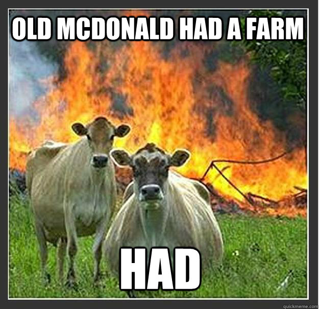 Evil cows