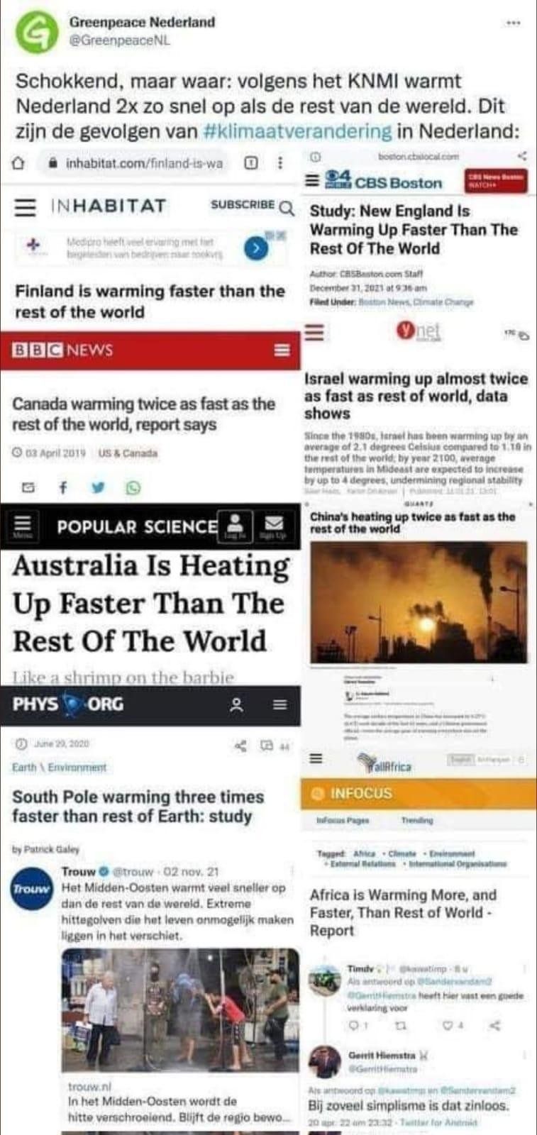 Faster than the rest of the world