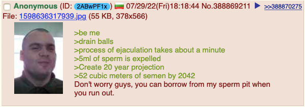 Anon ***ing sucks at biology