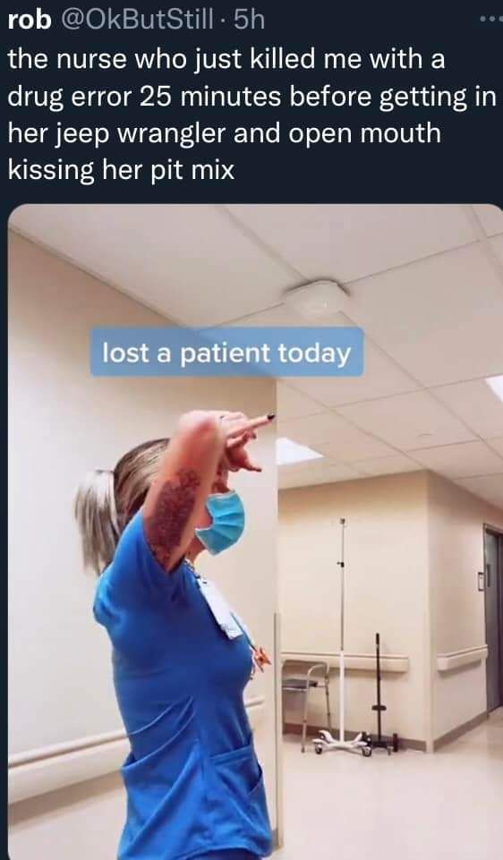 So sad... for her