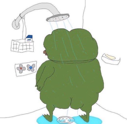 Pepe/apu a day - 212 better shower pepe