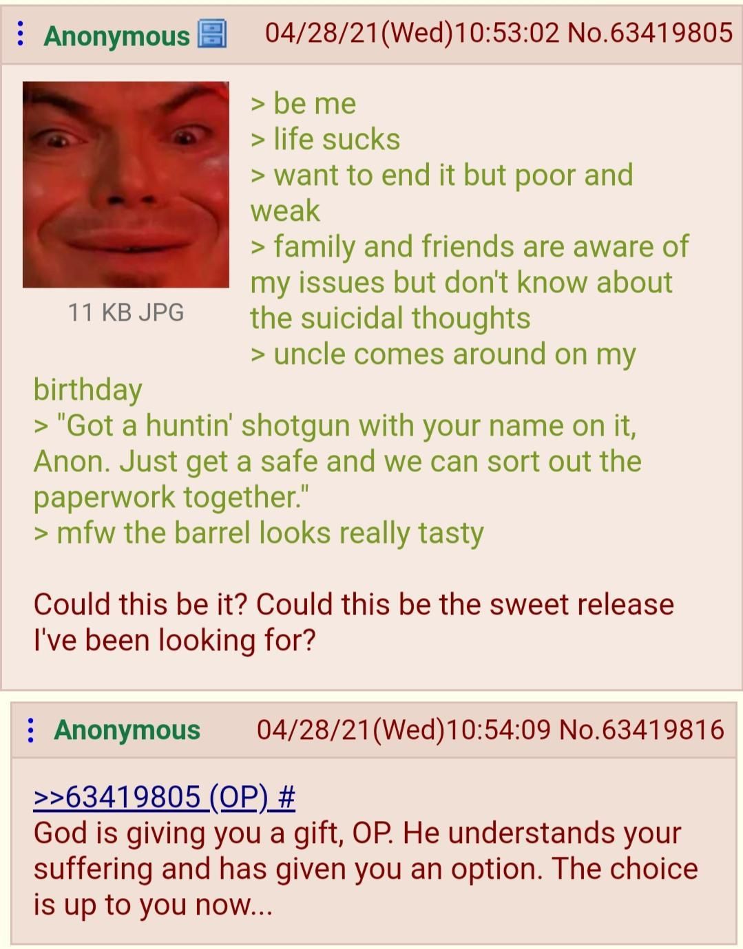 Gee, thanks uncle.