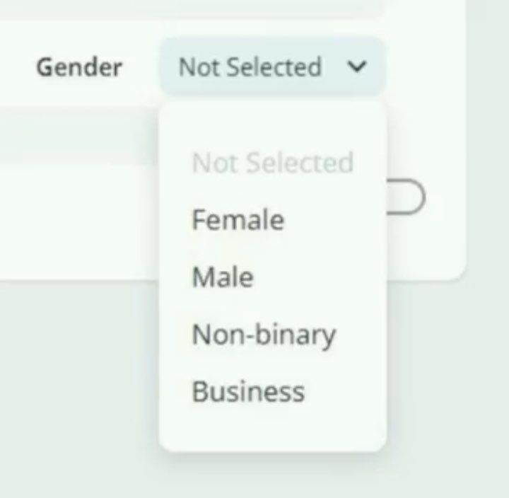 Sigma Rule #78: It's called business suit, not gender suit