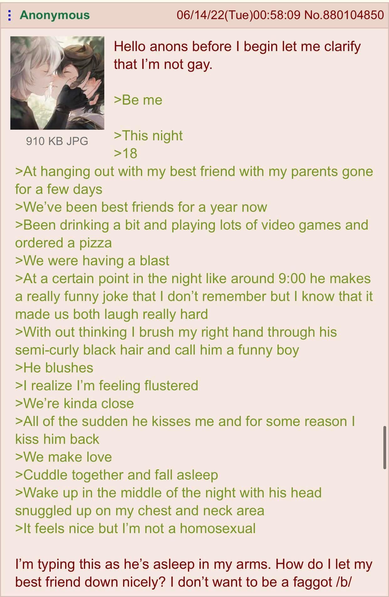 Classic 4chan straight story