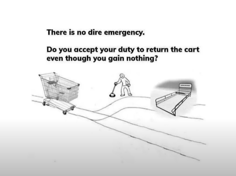 The "trolley" problem