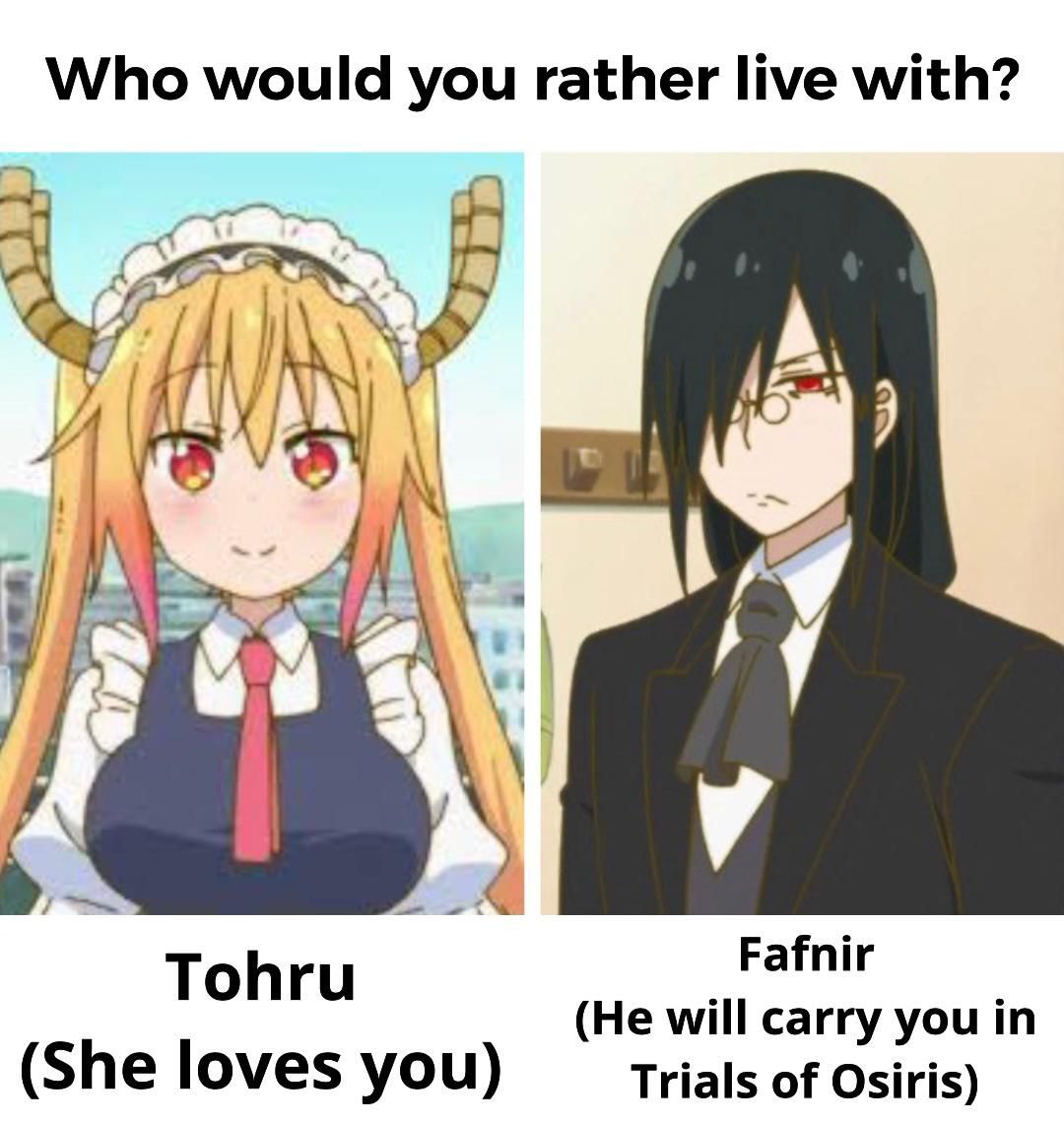 I think I know who I would choose.